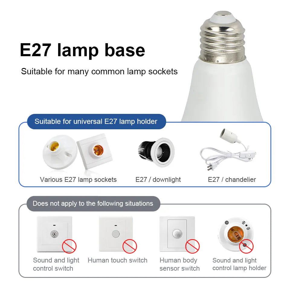 PIR Motion Sensor LED Bulb