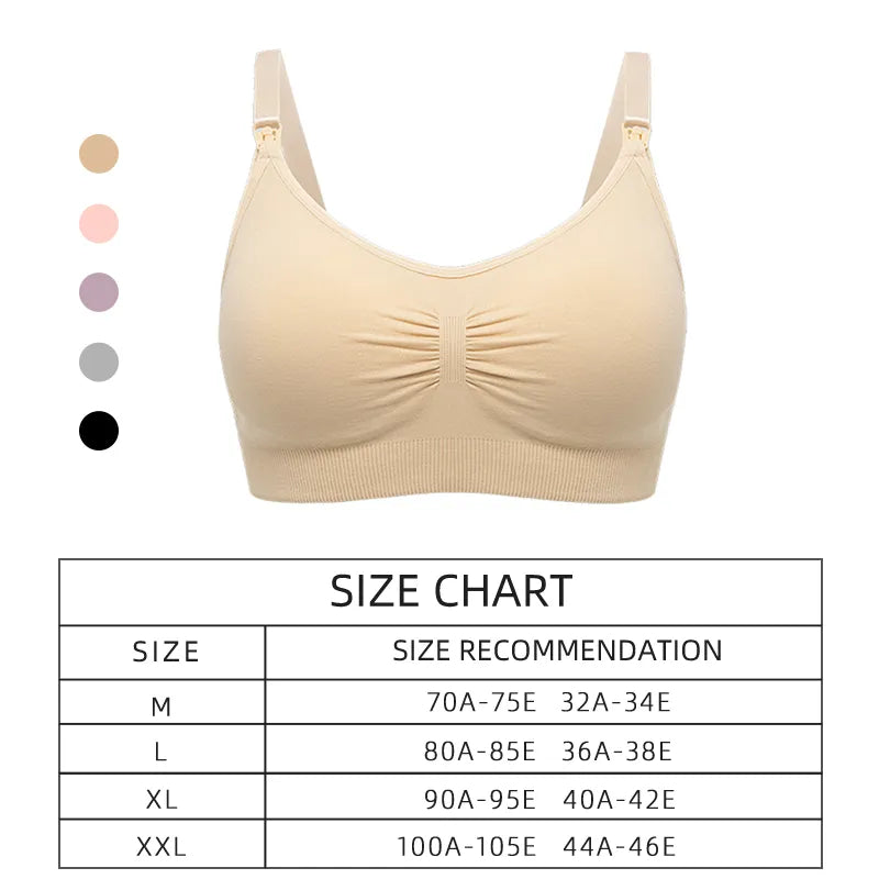 High Quality Plus Size Nursing Breathable Bra