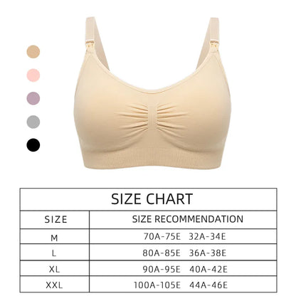 High Quality Plus Size Nursing Breathable Bra