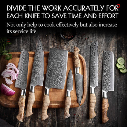 HEZHEN Kitchen Knife Set