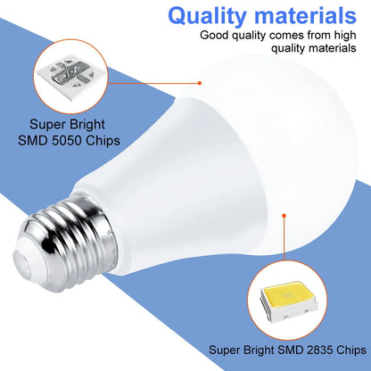 E27 Led Lamp Dimmable Light Bulb 220V