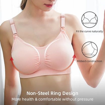 High Quality Plus Size Nursing Breathable Bra