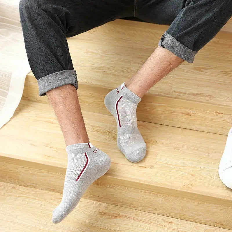 High Quality Men Breathable Ankle Socks 10pcs