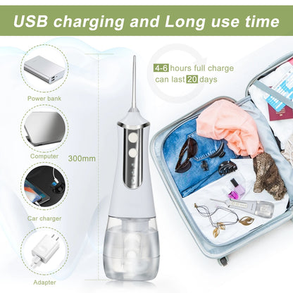 Portable Dental Water Flosser  Oral Irrigator