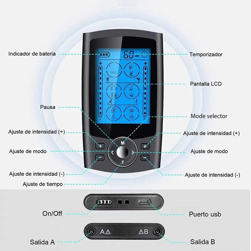 36-Mode Electric EMS Acupuncture Body Massage