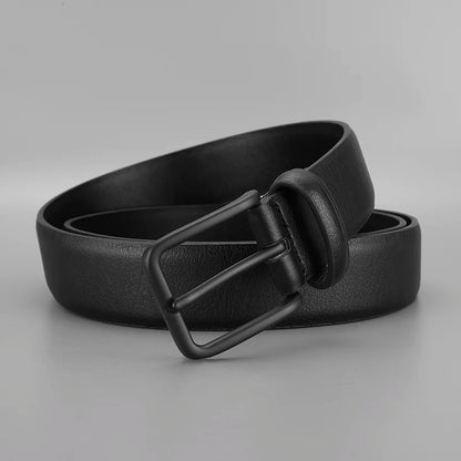 Male Black Luxury Buckle Belt