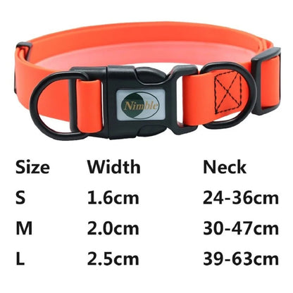 No Pull Dog PVC Waterproof Collar