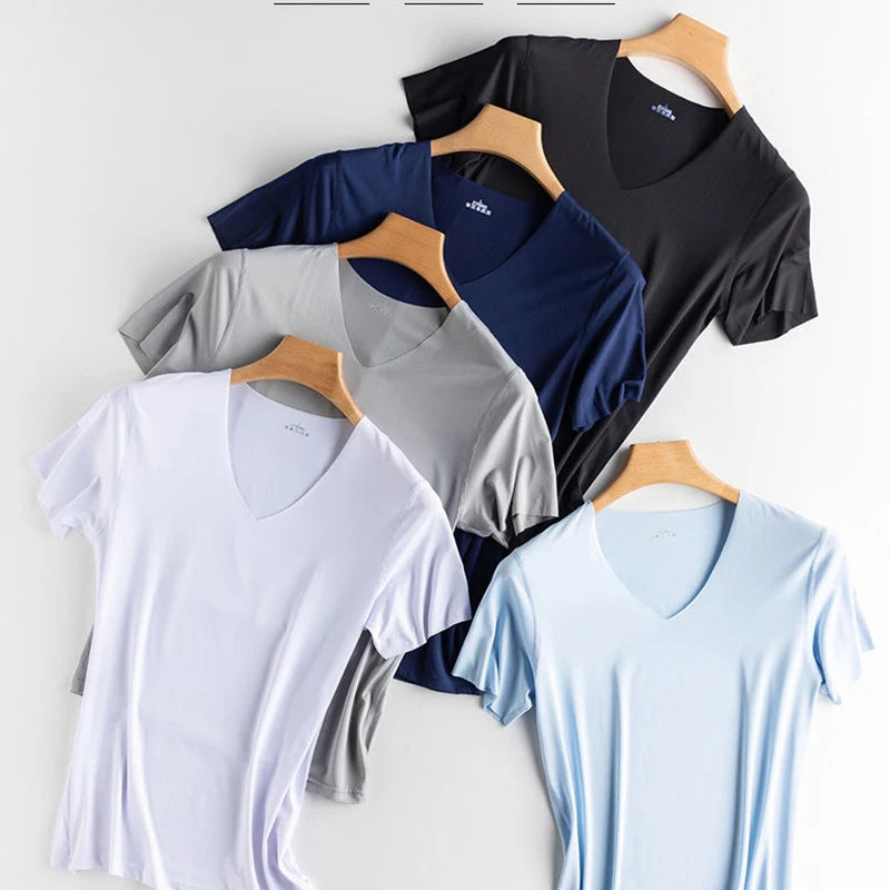 Seamless Breathable Ice Silk T-Shirt Vest