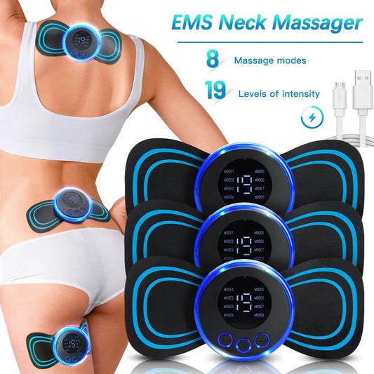 LCD Display Electric Neck Massage