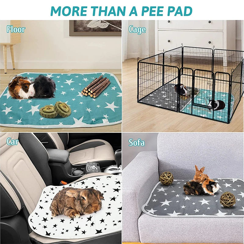 Washable Absorbent Pee Pads for Rabbit