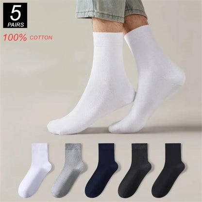 5 Pairs Pack Soft Cotton Socks