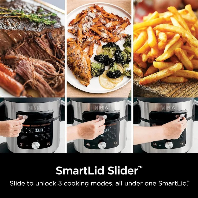 Pressure Cooker Steam Fryer with SmartLid