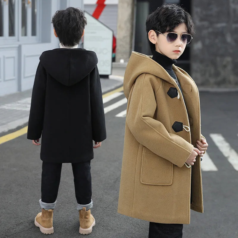 Autumn Winter Wool Coat Mid-Length