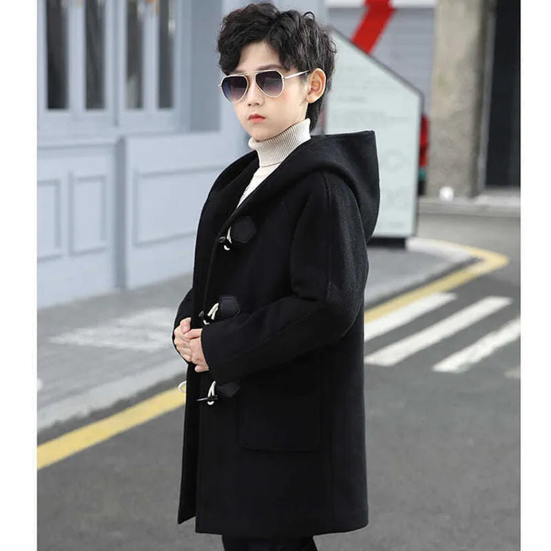 Autumn Winter Wool Coat Mid-Length