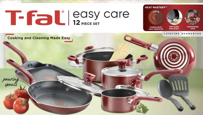 T-fal Easy Care 12-Piece Non-Stick Cookware Set