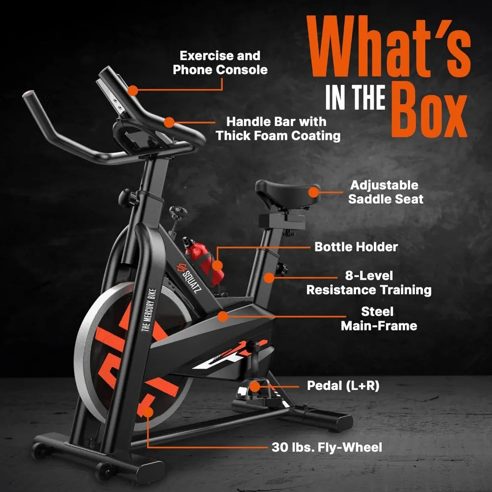 Indoor Magnetic Exercise Bicycle With Training Console