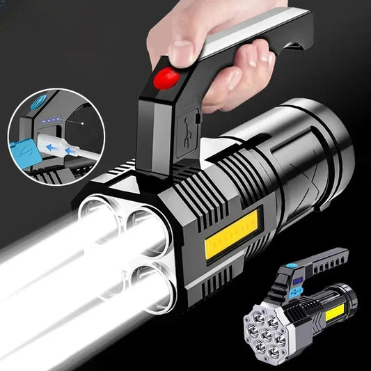 Portable Rechargeable Led Flashlight