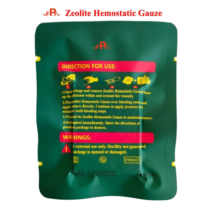 TCCC Tactical Zeolite Hemostatic Gauze