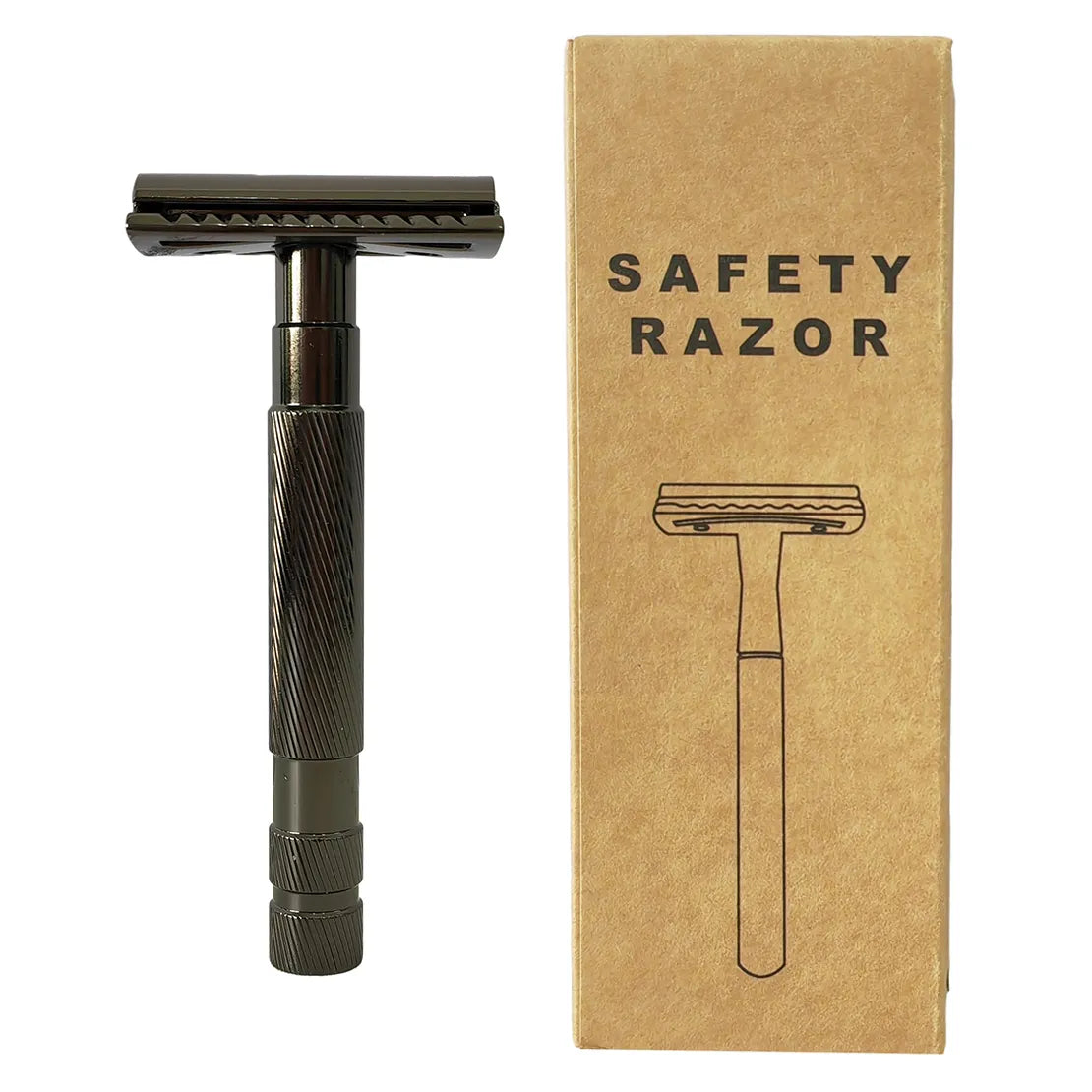 Safety Razor Set with 5 Razor Blades