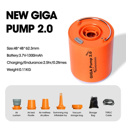 New GIGA 2.0 Mini Air Pump