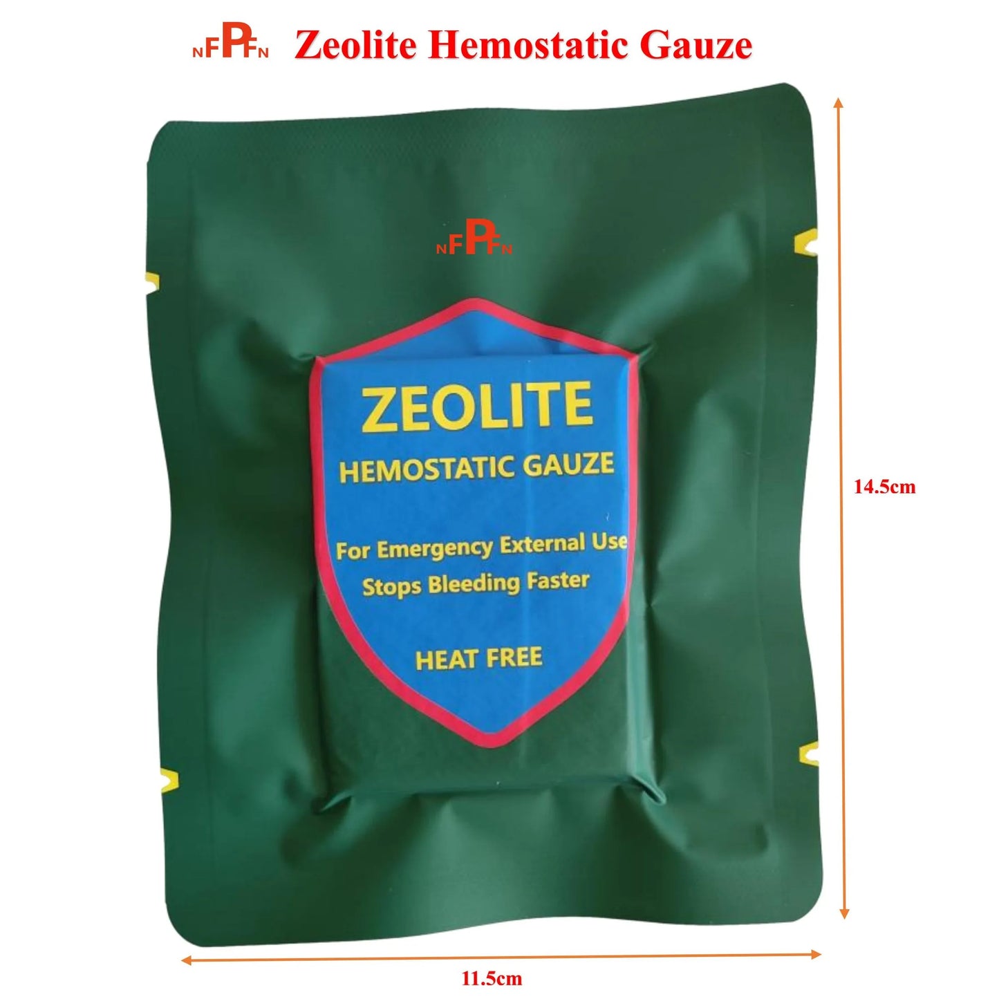 TCCC Tactical Zeolite Hemostatic Gauze