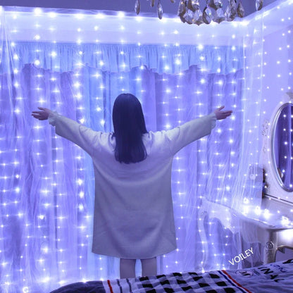 LED Fairy String Curtain Lights