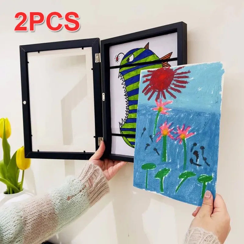 Wooden Kids Art Frames