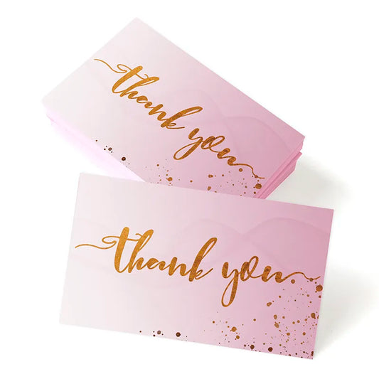 Thank You Card For Small Shop