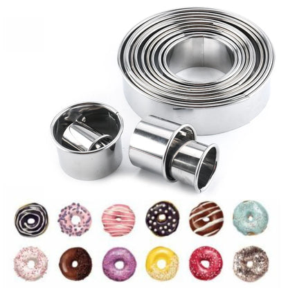 Stainless Steel Round Cake Baking Mold Set