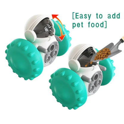 Pet Food Interactive Tumbler Slow Feeder