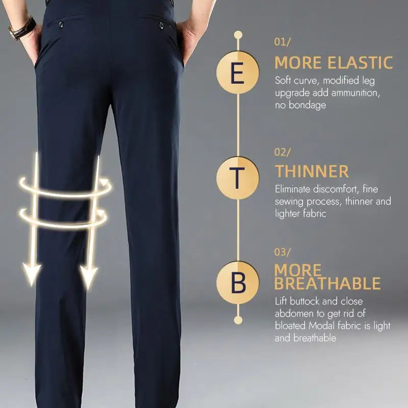 Spring and Summer Men‘s Suit Pants