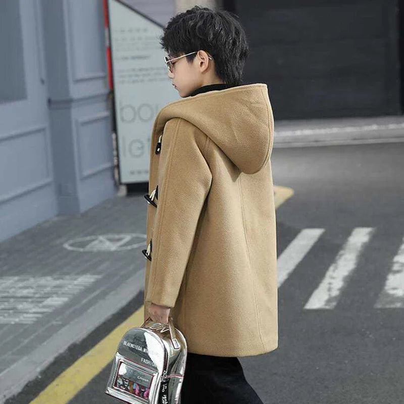 Autumn Winter Wool Coat Mid-Length