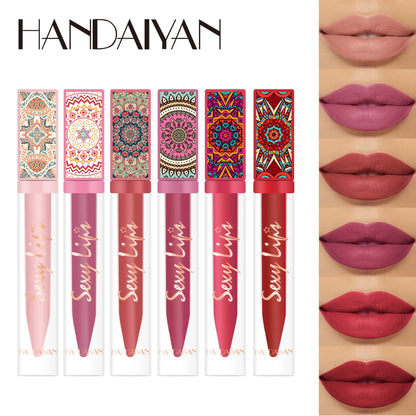 HANDAIYAN 6 Colors Beauty Matte Lipstick