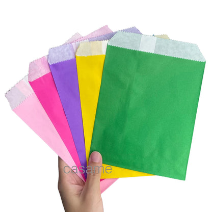 Pure Solid Color Kraft Bags