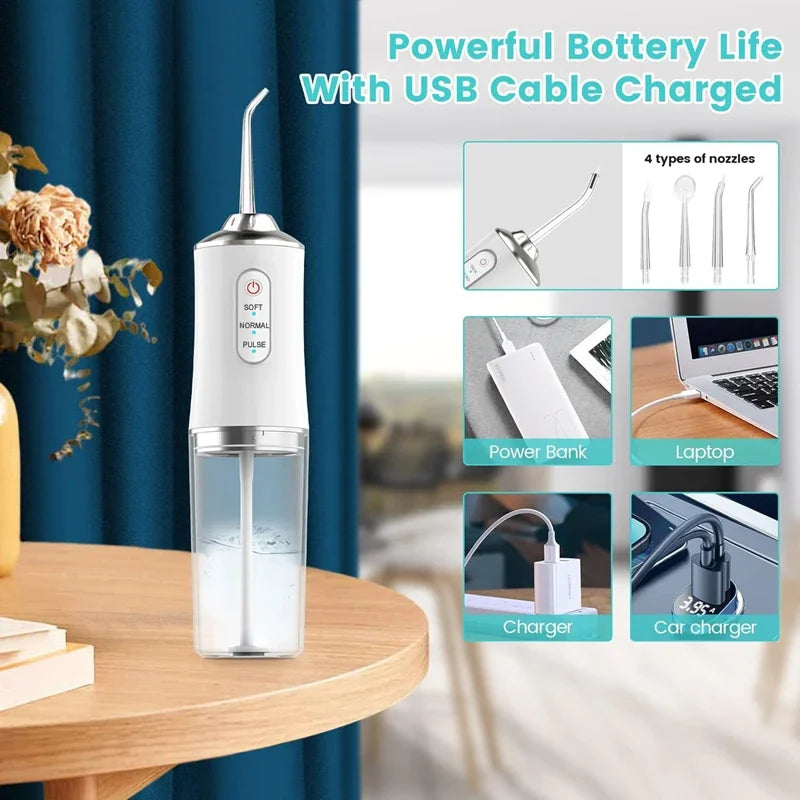 Rechargeable Dental Water Flosser Oral Irrigator