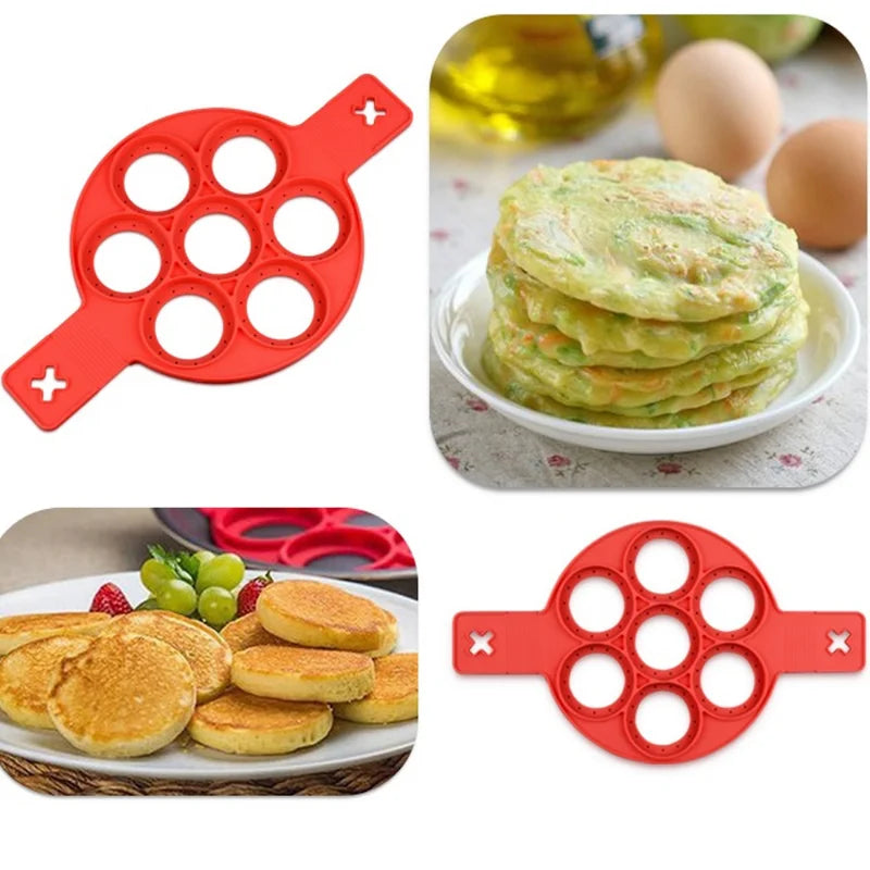 Silicone multi-shape non-stick Pancake Mold