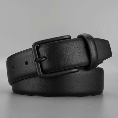 Male Black Luxury Buckle Belt