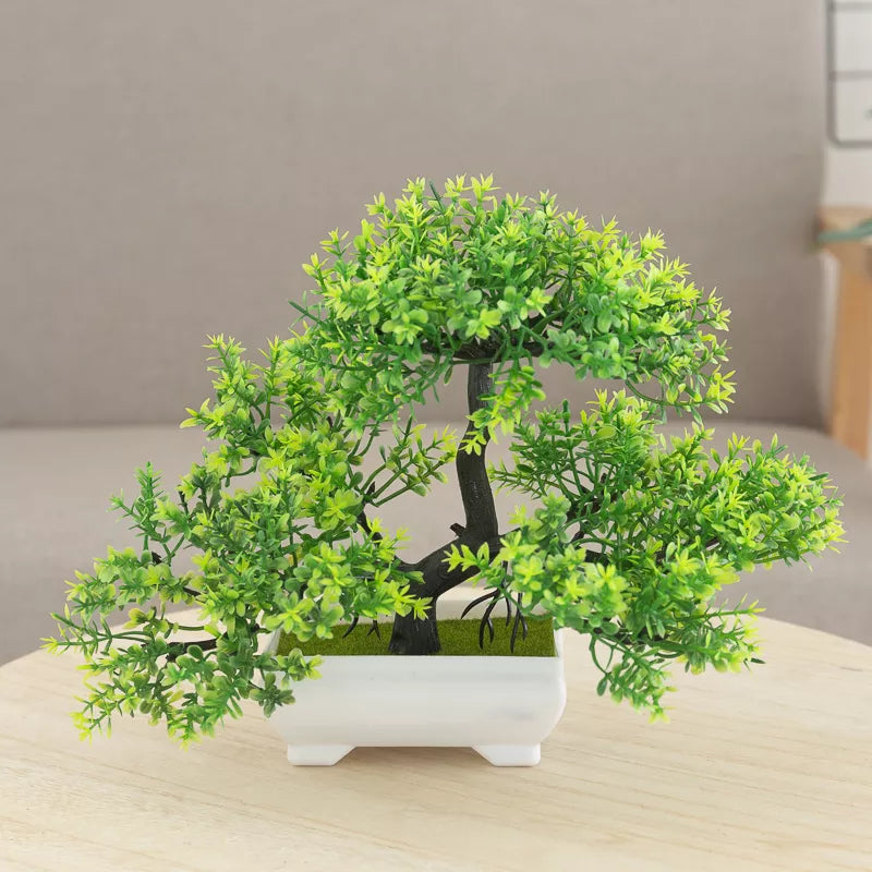 Artificial Plastic Bonsai Plants Ornaments