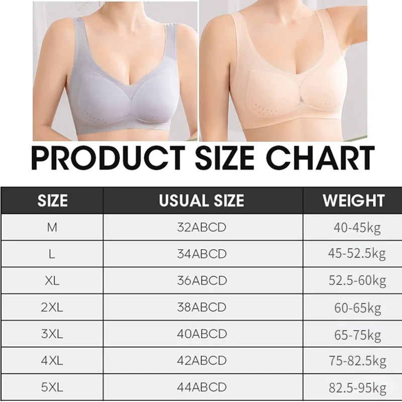 Seamless Wireless Ultra Thin Breathable Bra