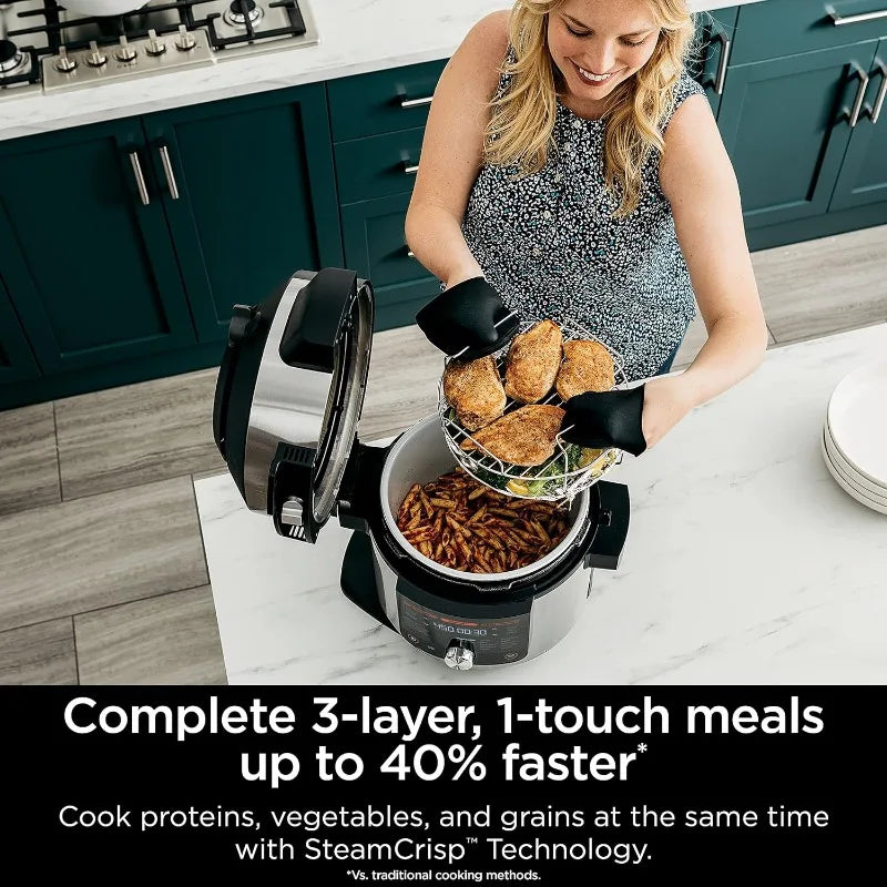 Pressure Cooker Steam Fryer with SmartLid