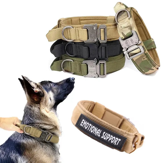 Tactical Adjustable Police Dog Collar