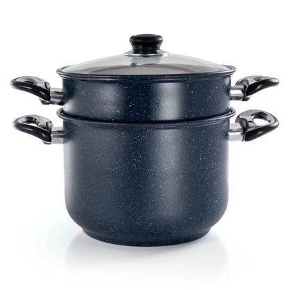 8.5 Quart Gibson Home Leighton Nonstick Pot with Steamer