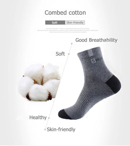 Bamboo Fiber Autumn Winter Men Socks