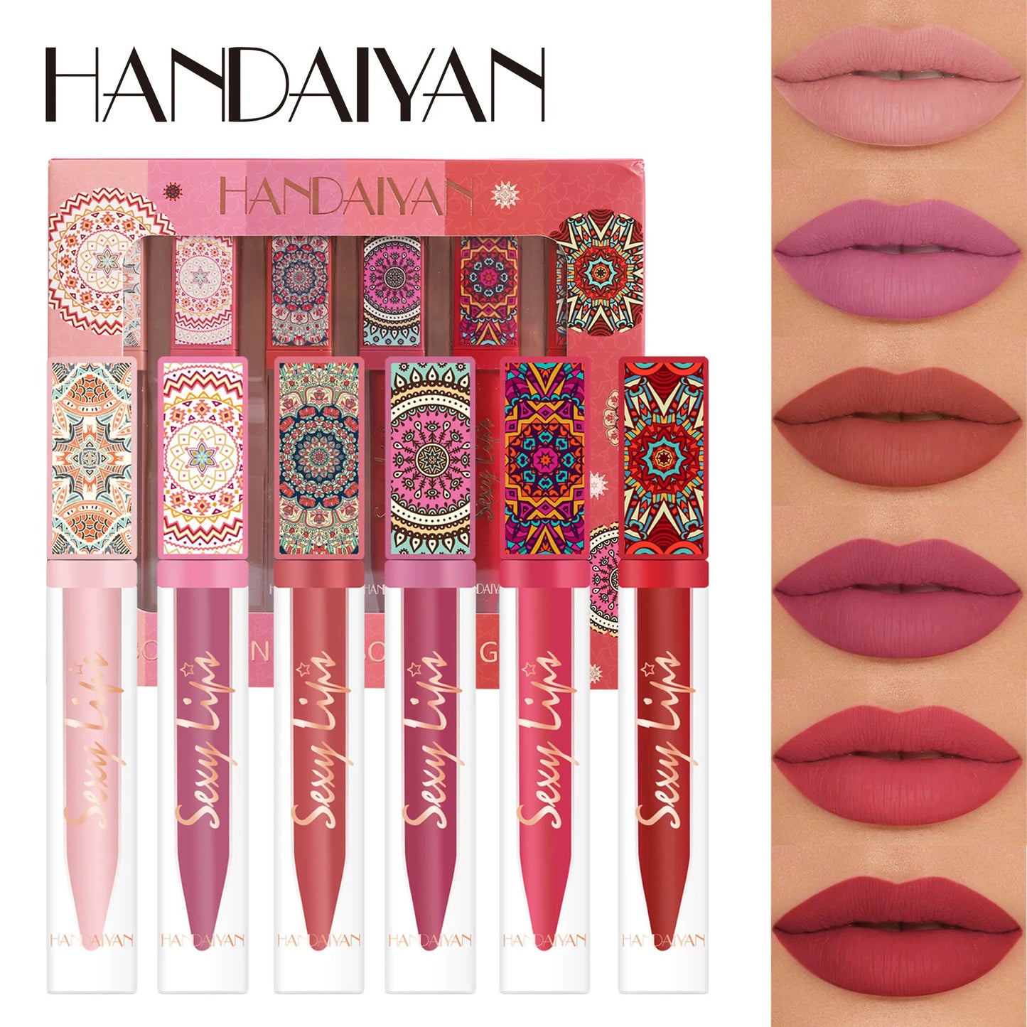 HANDAIYAN 6 Colors Beauty Matte Lipstick