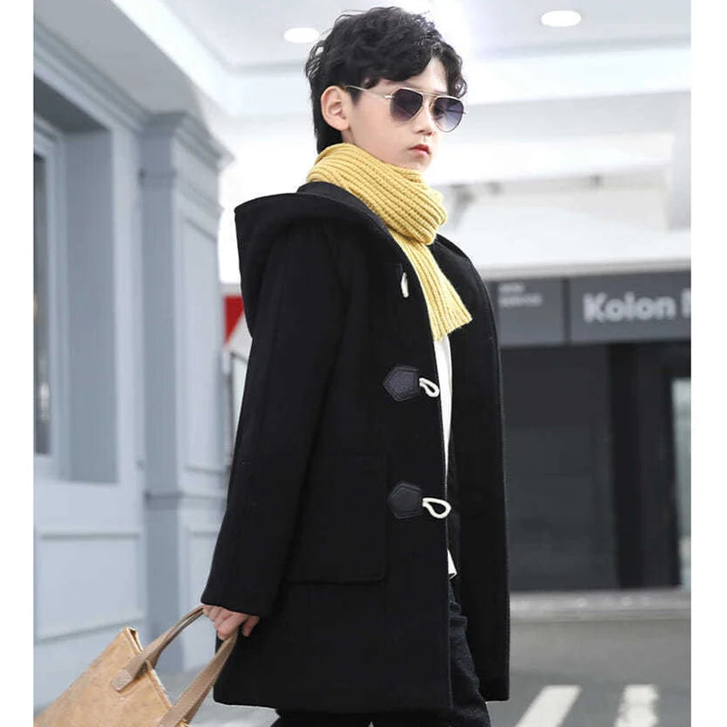 Autumn Winter Wool Coat Mid-Length