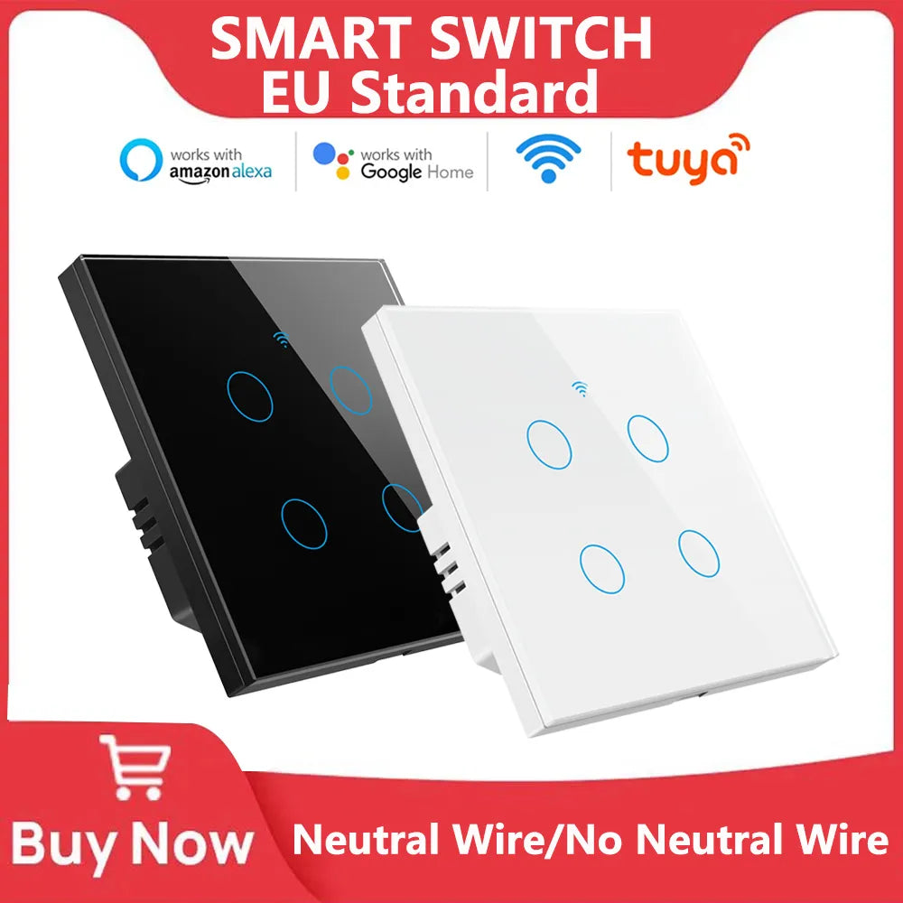 Smart Switch Touch Light Switch Gang