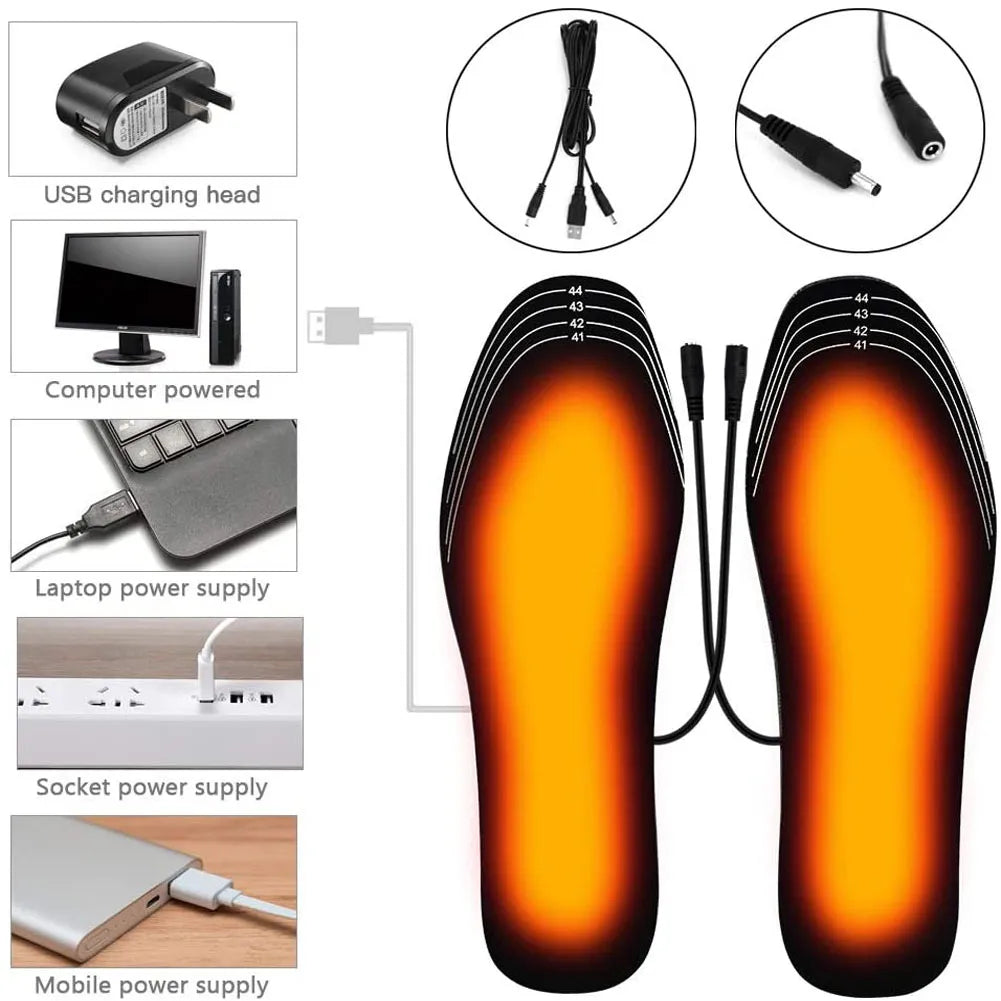 USB Heated Shoe Electric Foot Warming Pad