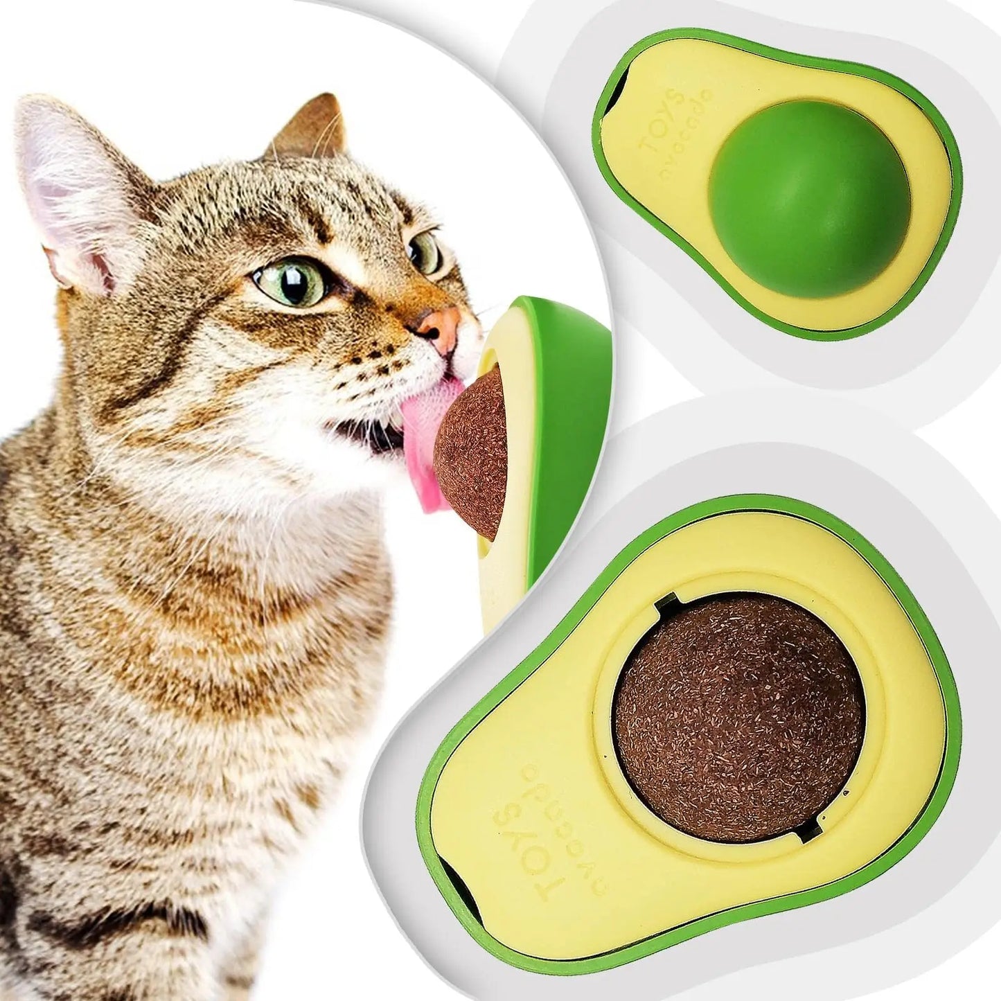 Avocado Catnip Wall Cat Balls