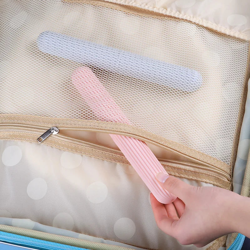 Portable Travel Toothbrush Tube Cover Case