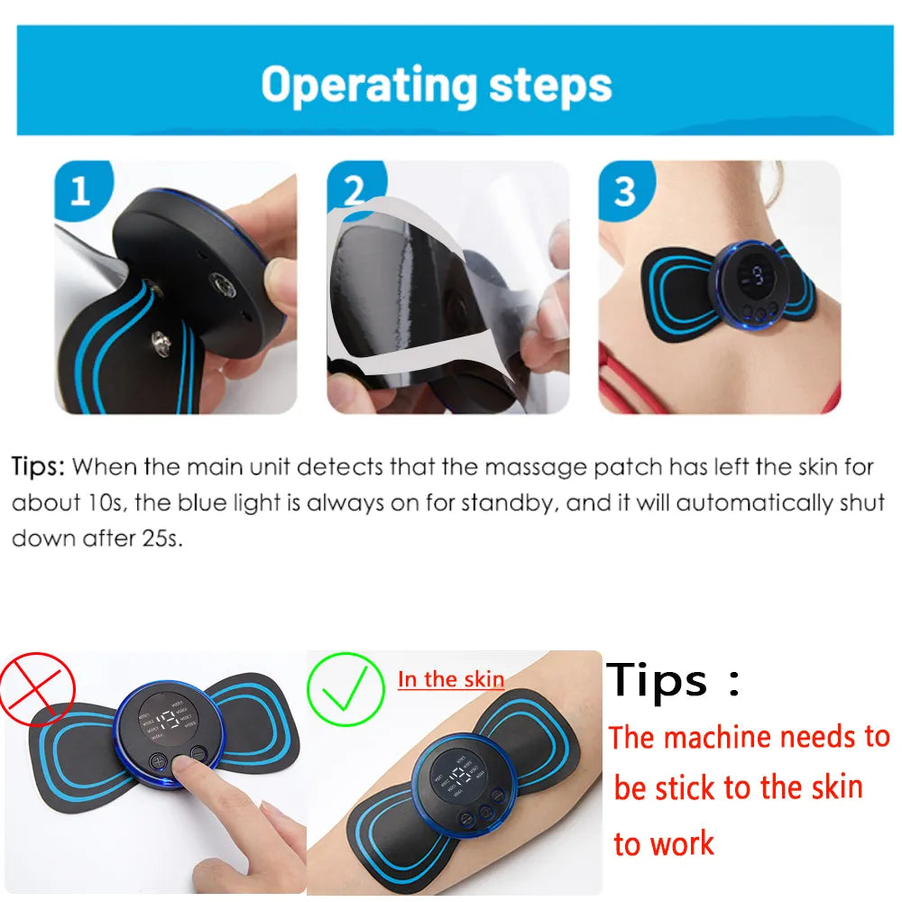 LCD Display Electric Neck Massage